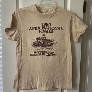 VINTAGE 1980'S HANES TAN T-SHIRT